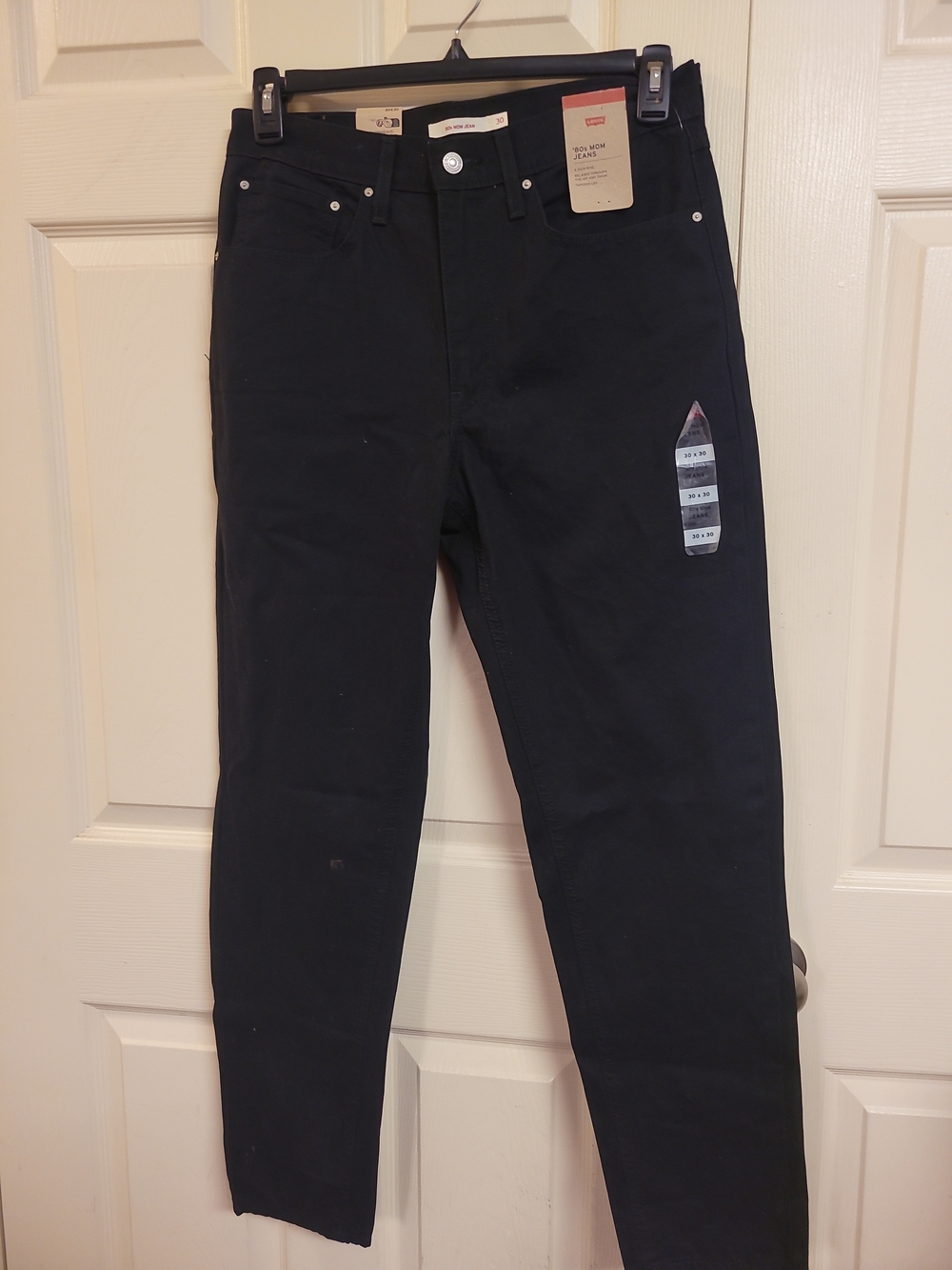 Levi's 80s Mom Black Jean 30×30
